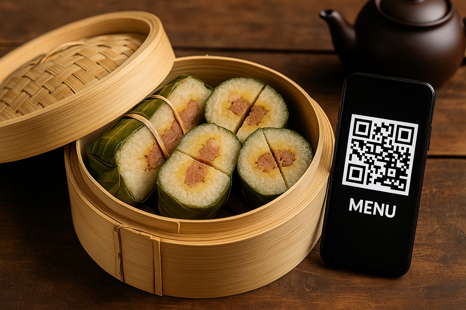 QRコードで伝える、伝統料理に込められた物語